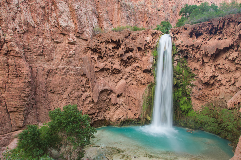 Mooney Falls in Grand Canyon, Arizona