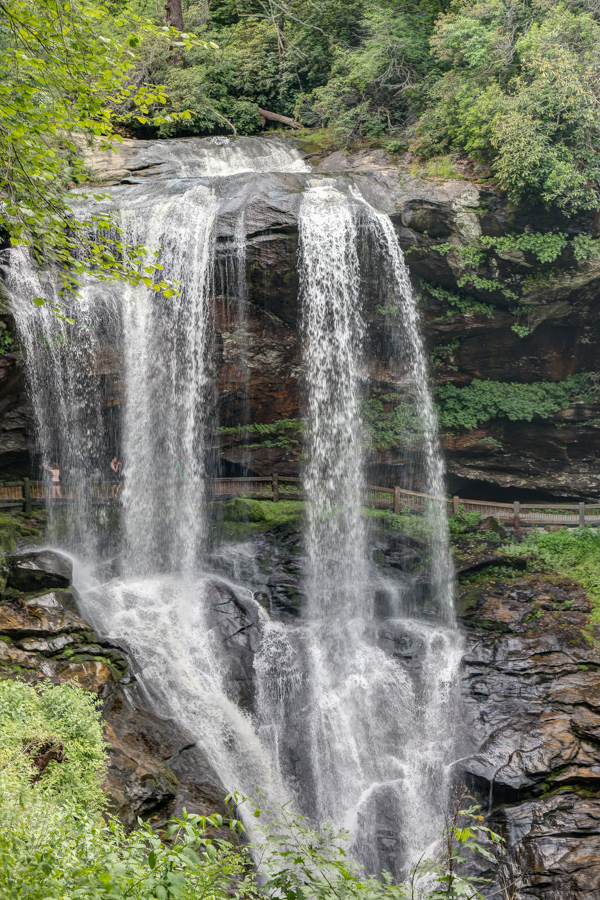 Dry Falls in Summer in Highlands, North Carolina