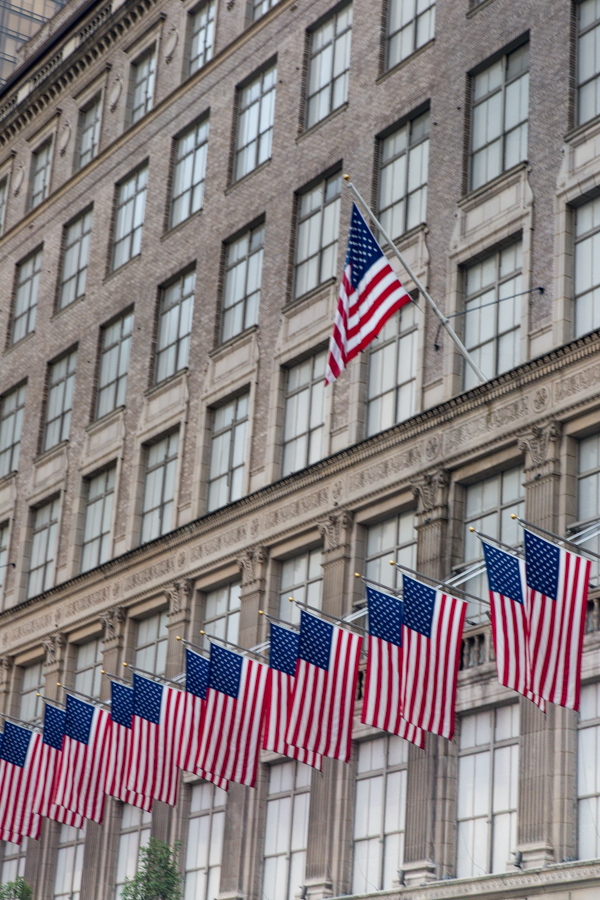 Flags in New York, New York