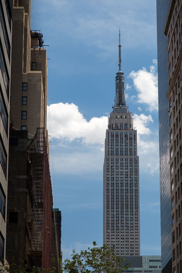 Skyscraper Framed in New York, New York