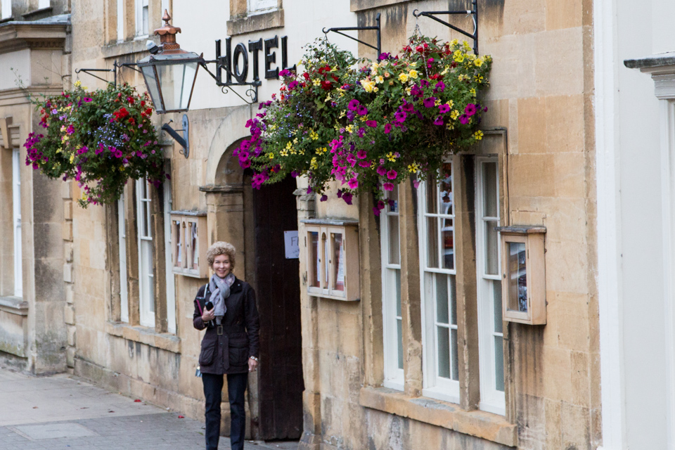Girl in England in Cotswolds, England