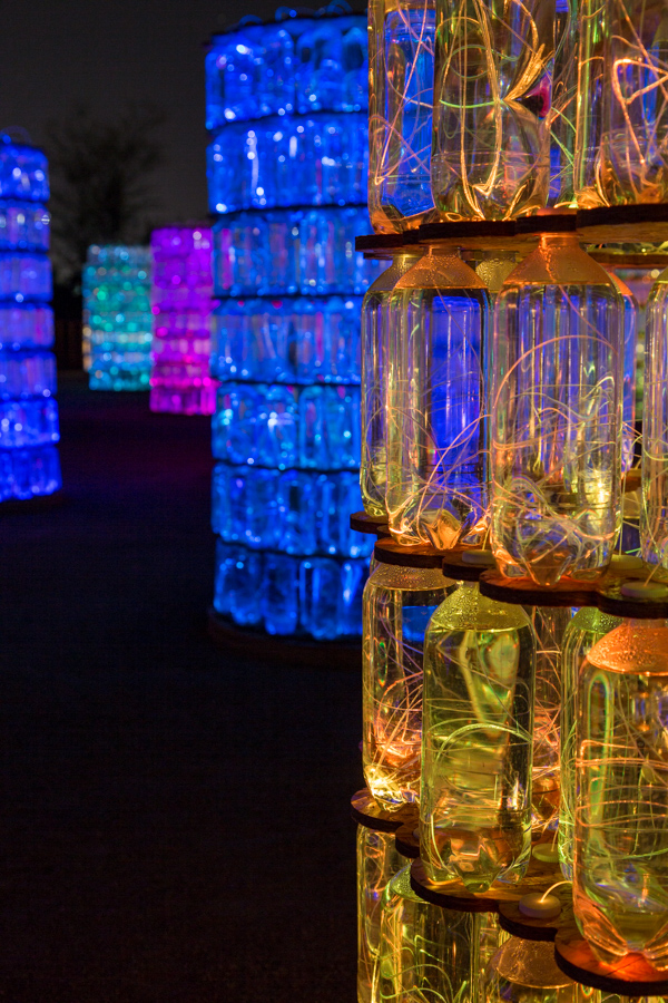Lights in Water in Phoenix, Arizona