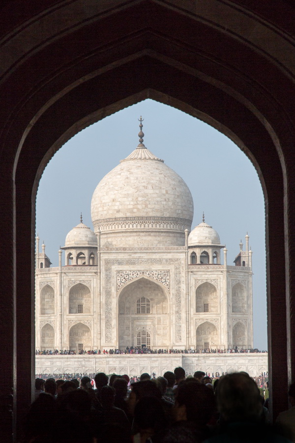 First View in Agra, India