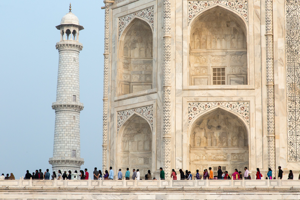 In Line in Agra, India