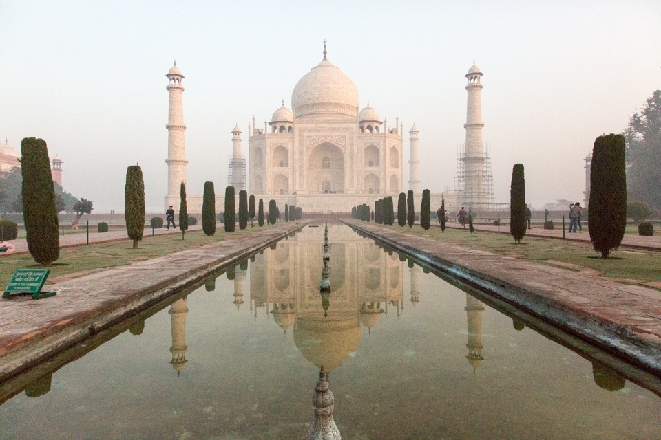 Reflection in Agra, India
