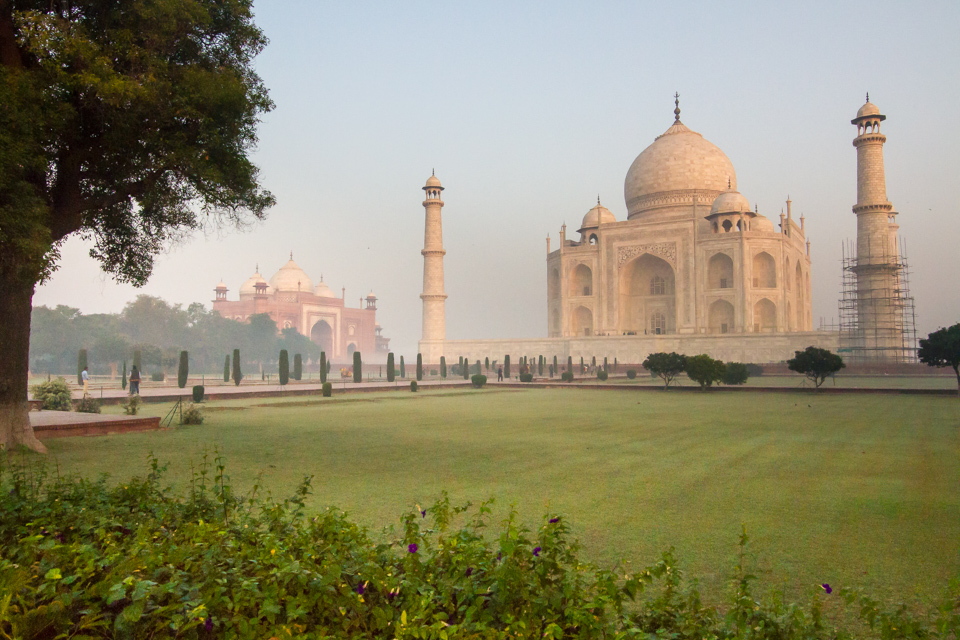 Green to White in Agra, India