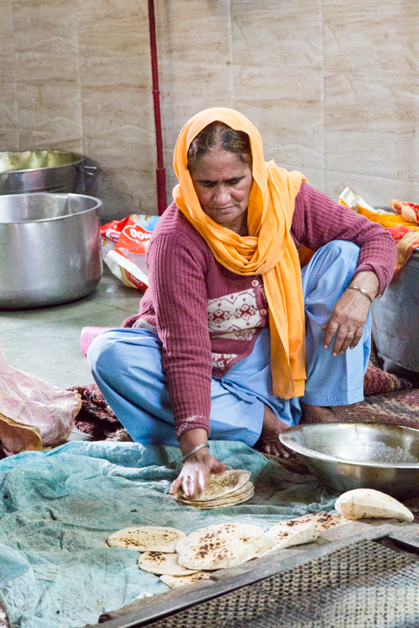 Making Bread in Delhi, India