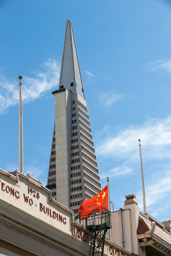 Chinatown View in San Francisco, California