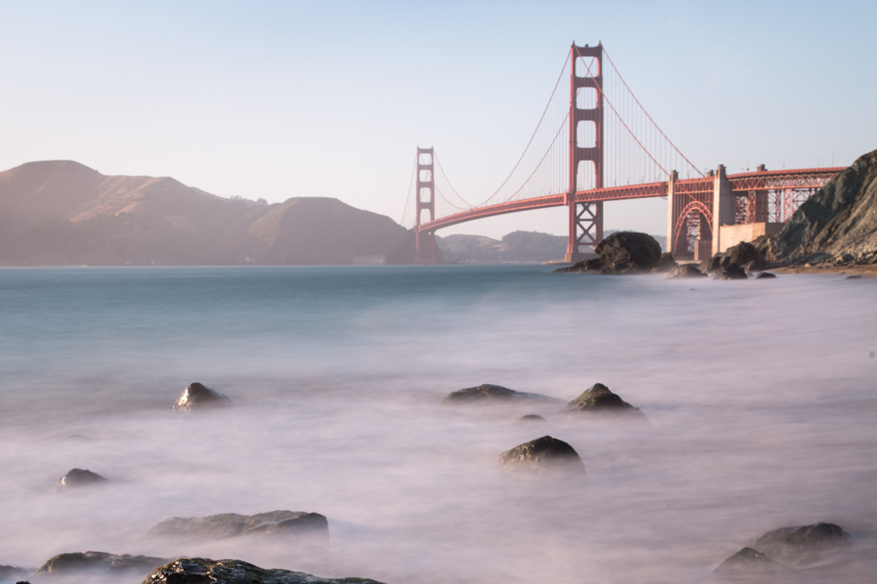 Smooth Water in San Francisco, California
