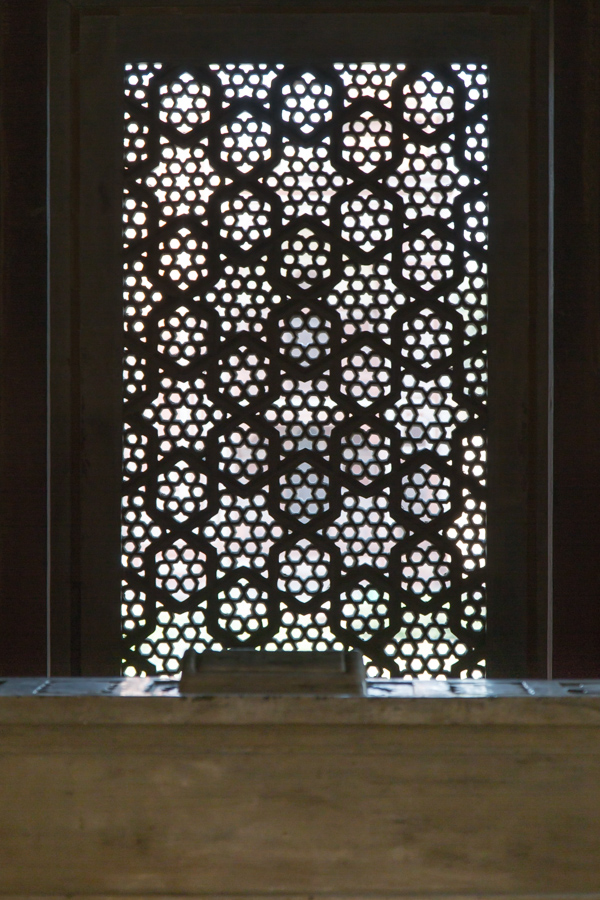 Stone Lattice in Agra, India