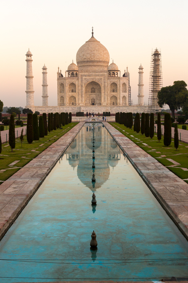 Taj Mahal in the Morning in Agra, India