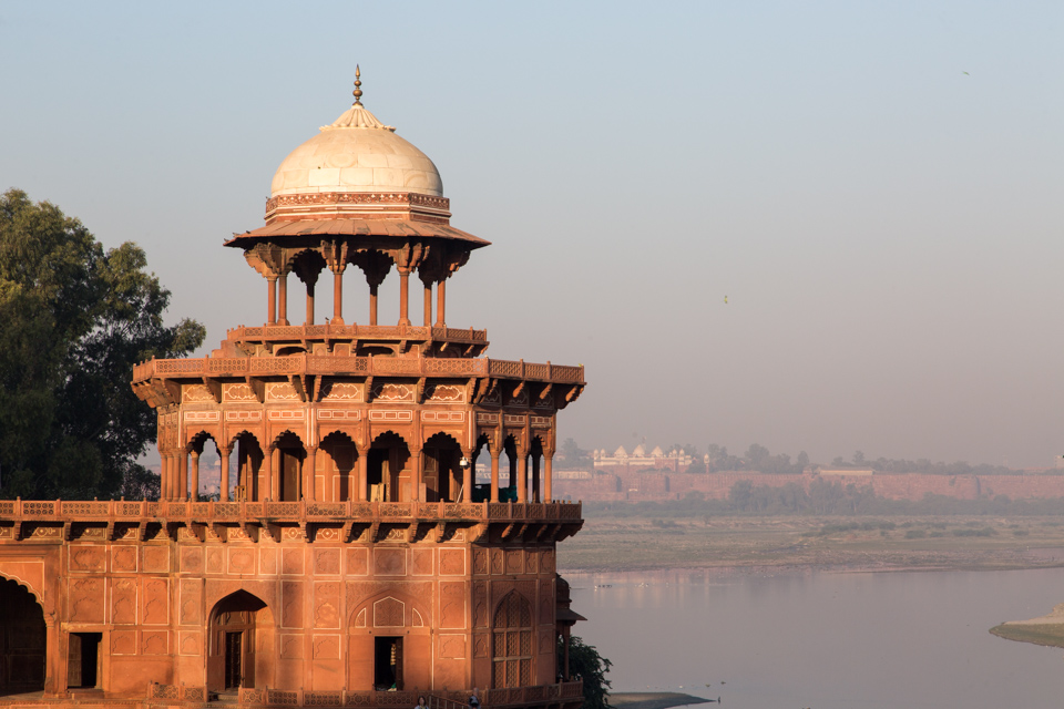 Taj View in Agra, India