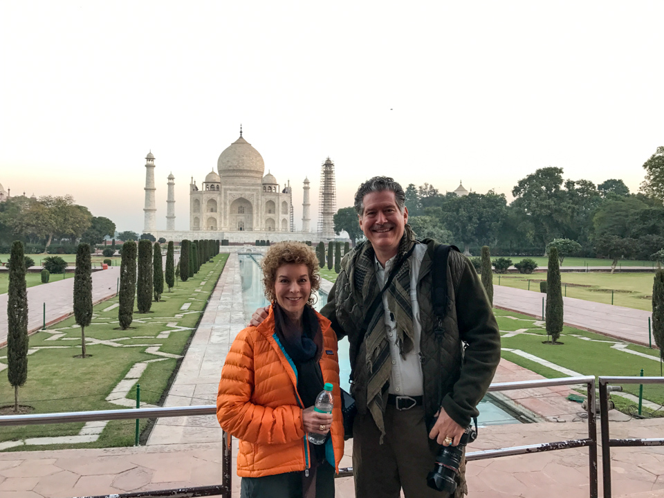 Tourists in Agra, India