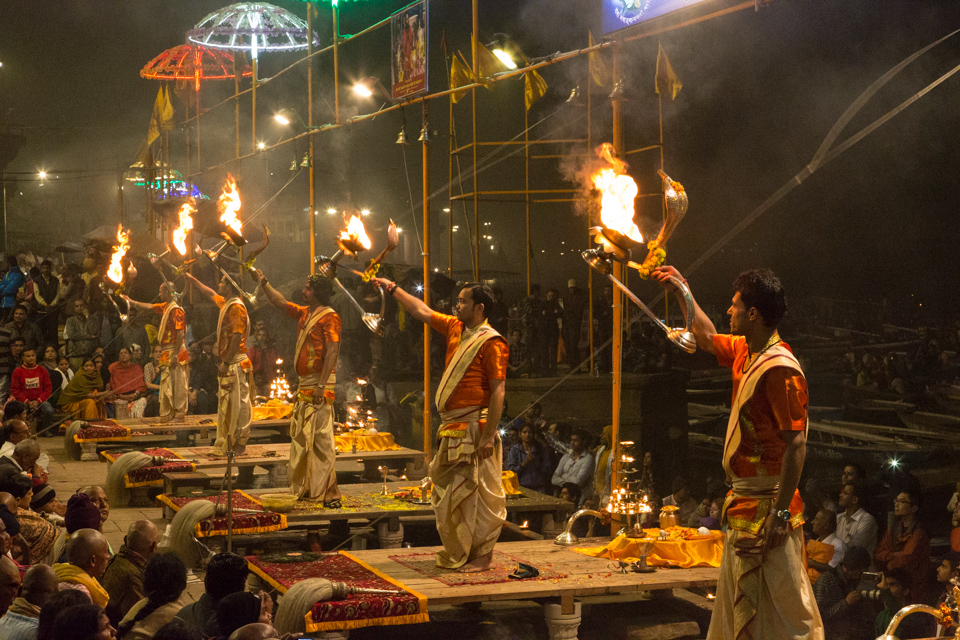 Aarti Ceremony in Varanasi, India