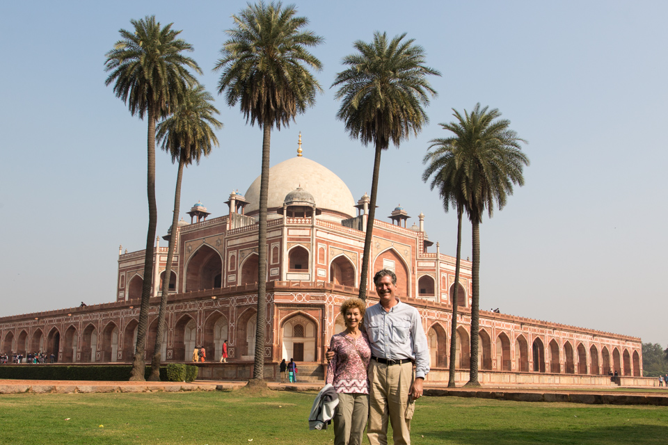 Humyan's Tomb in Delhi, India