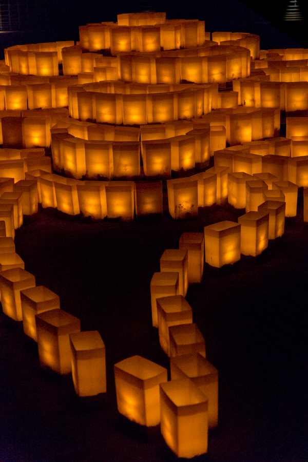 Pile of Luminarias in Phoenix, Arizona