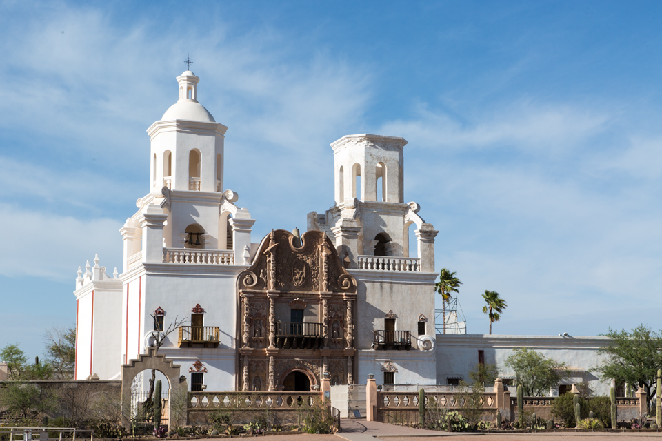 San Xavier del Bac in Tucson, Arizona