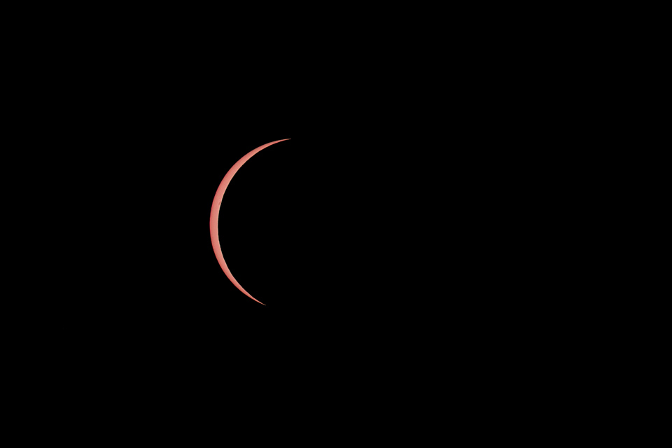 Sliver of Sun in Highlands, North Carolina