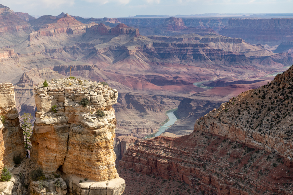 Spotting the River in Grand Canyon, Arizona
