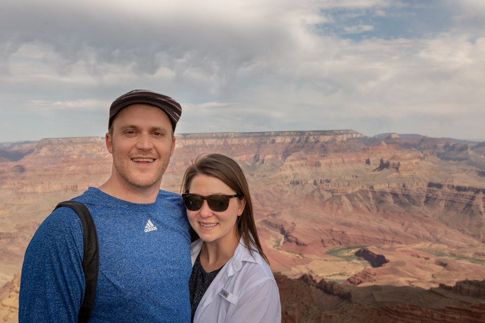 Cute Couple in Grand Canyon, Arizona
