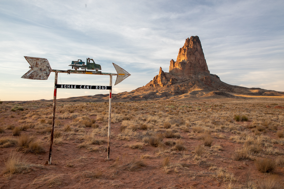Road Sign in Kayenta, Arizona
