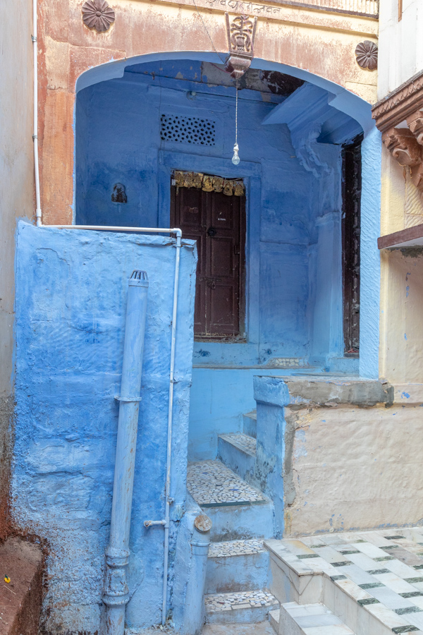 Blue Walk in Jodphur, India