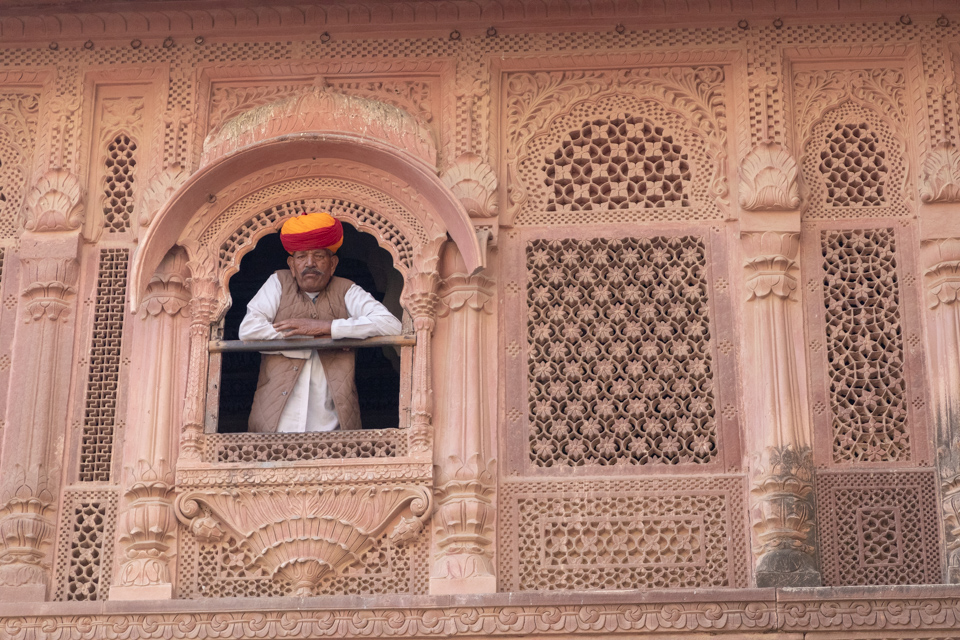 Palace Guard in Jodphur, India