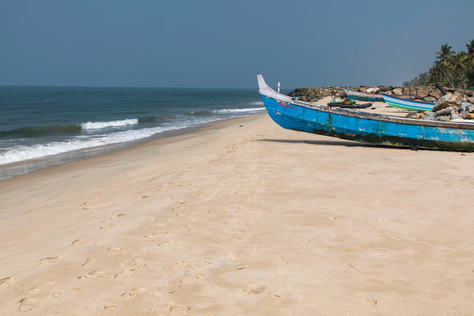 India Fishing Boats in Cochin, India