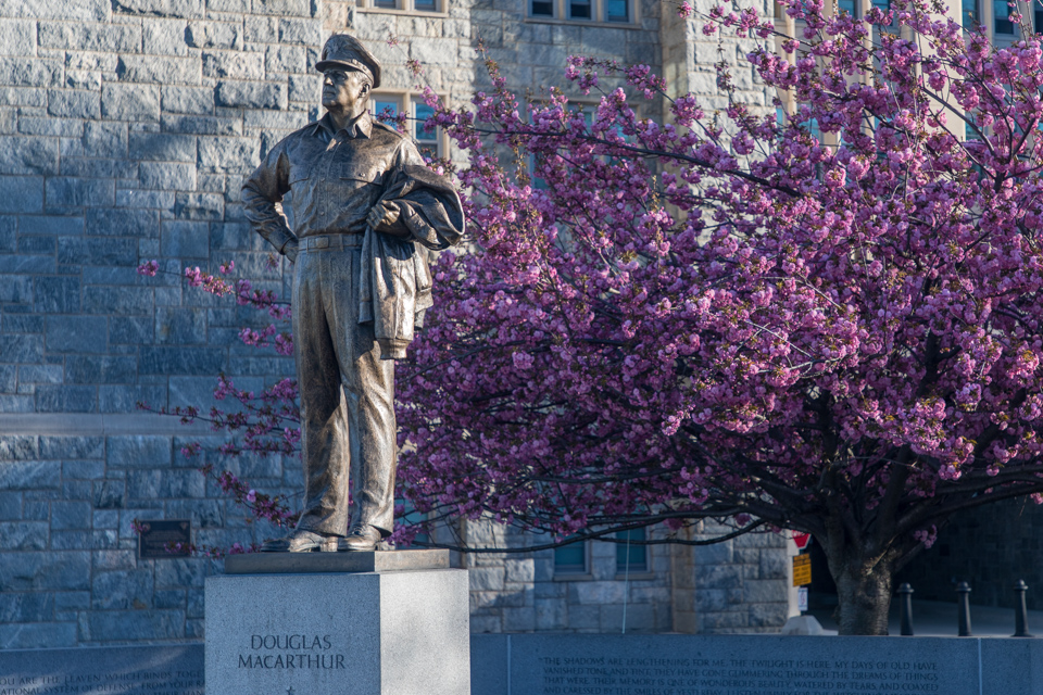 General MacArthur  in West Point, New York