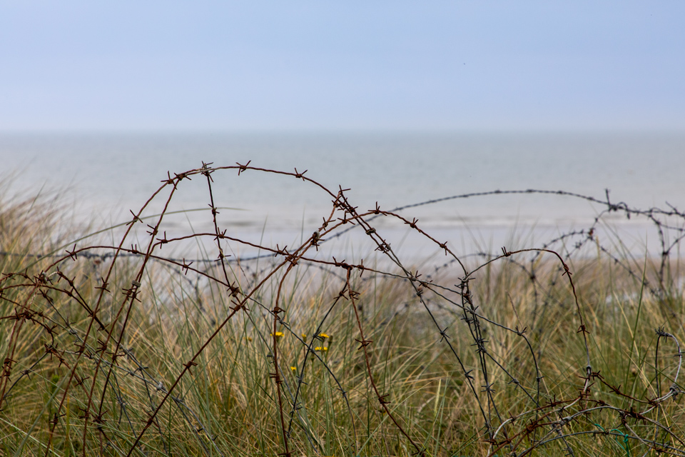 Wire in Utah Beach, France