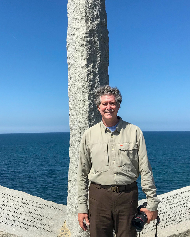 Ranger Cal in Omaha Beach, France