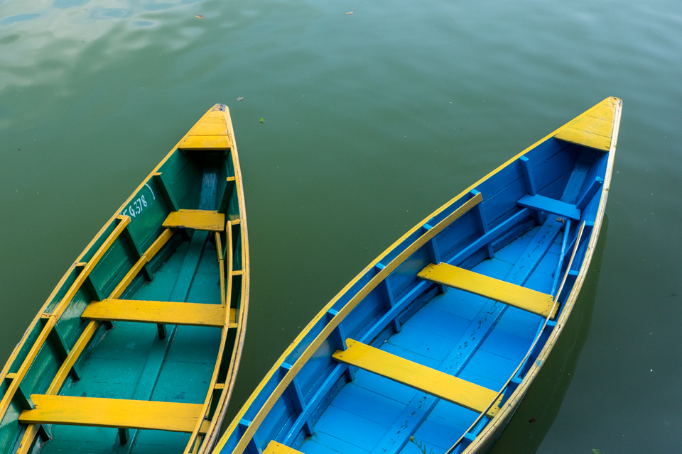 Fishing Boats in Pokhara, Nepal