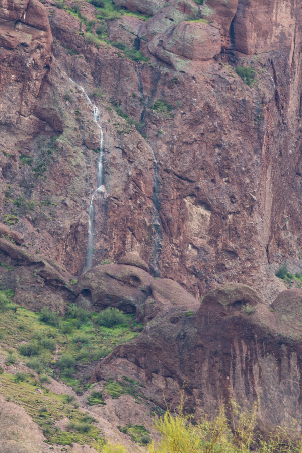 Camelback Mountain Waterfall in Phoenix, Arizona