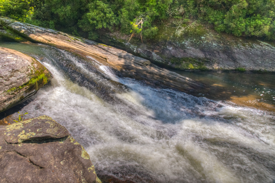 Chattooga River Rapid in Highlands, North Carolina