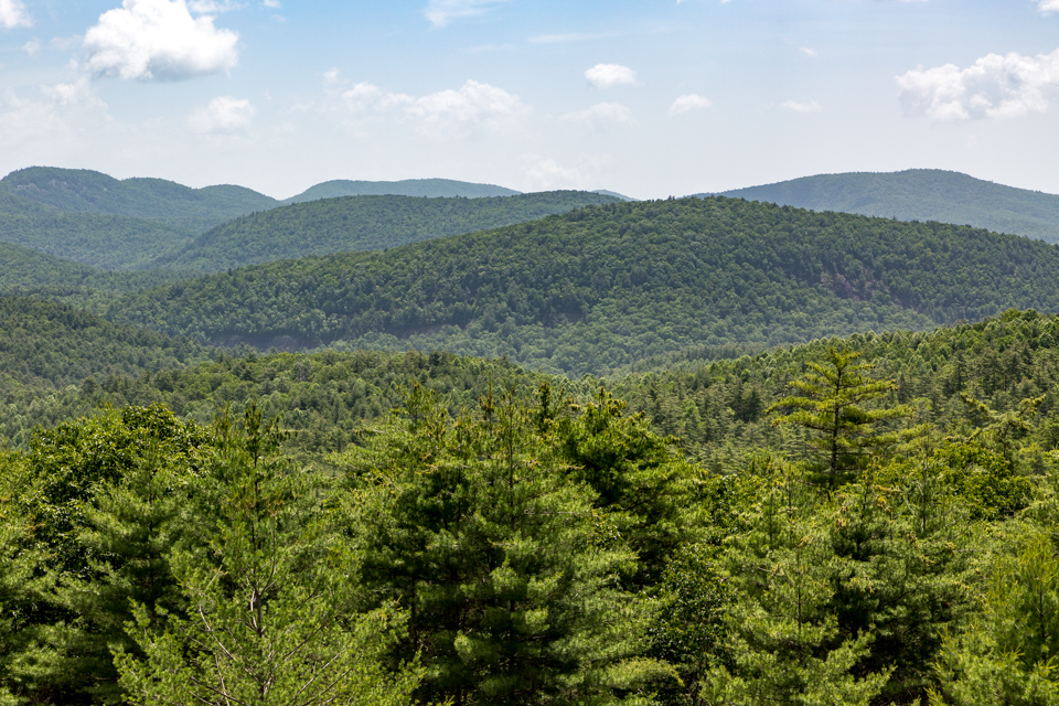 Chestnut Mountain in Highlands, North Carolina