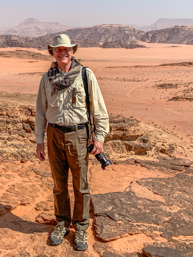 Photographer in Wadi Rum, Jordan