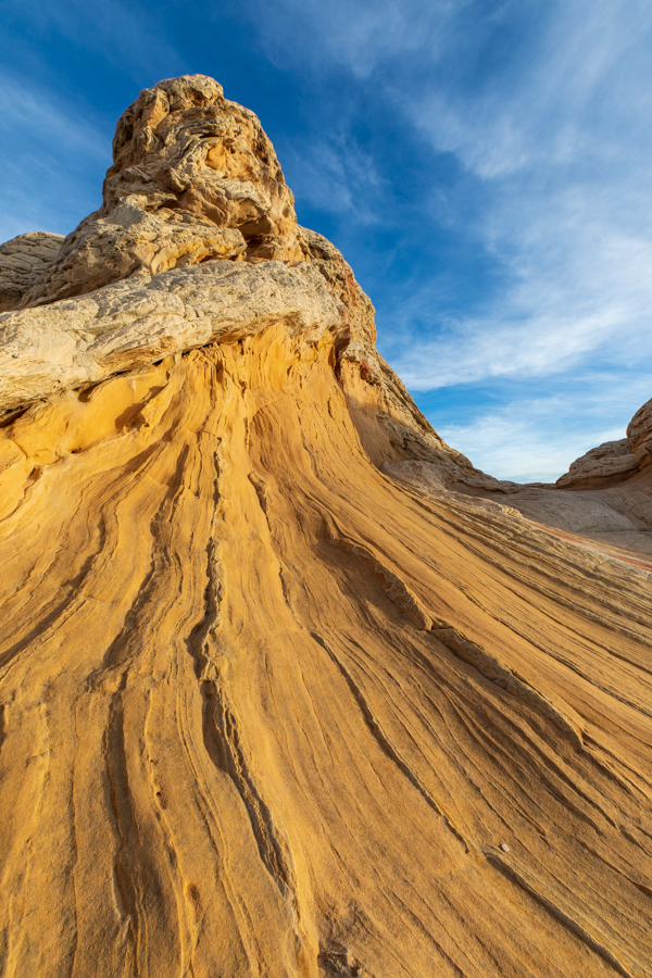 Golden Tower in White Pocket, Arizona