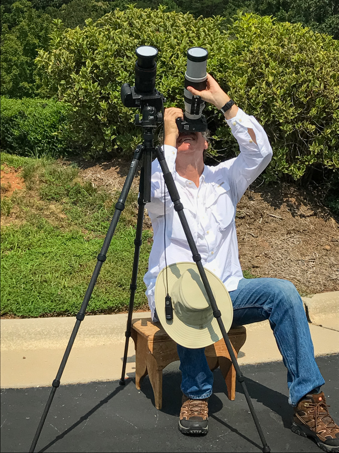 Photographing the Eclipse in Highlands, North Carolina