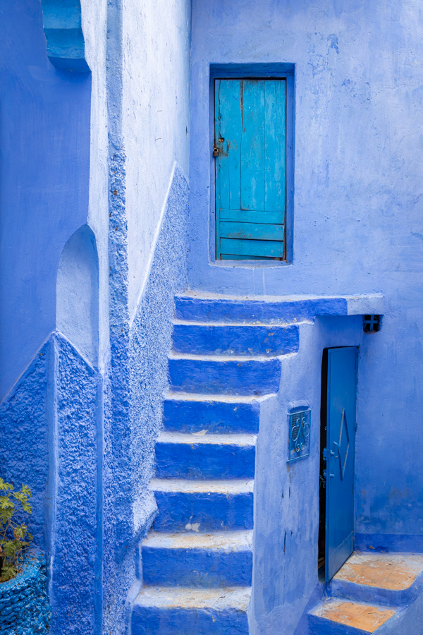 Tall Entry in Chefchaouen, Morocco