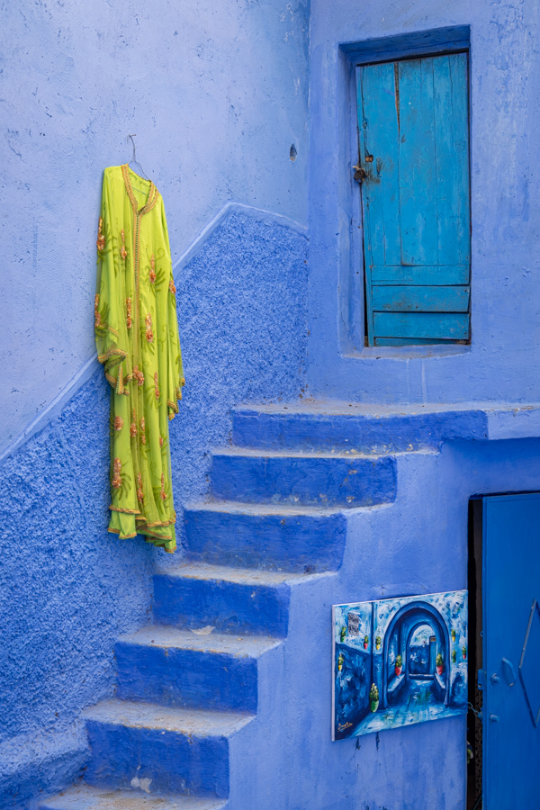Dress in Chefchaouen, Morocco