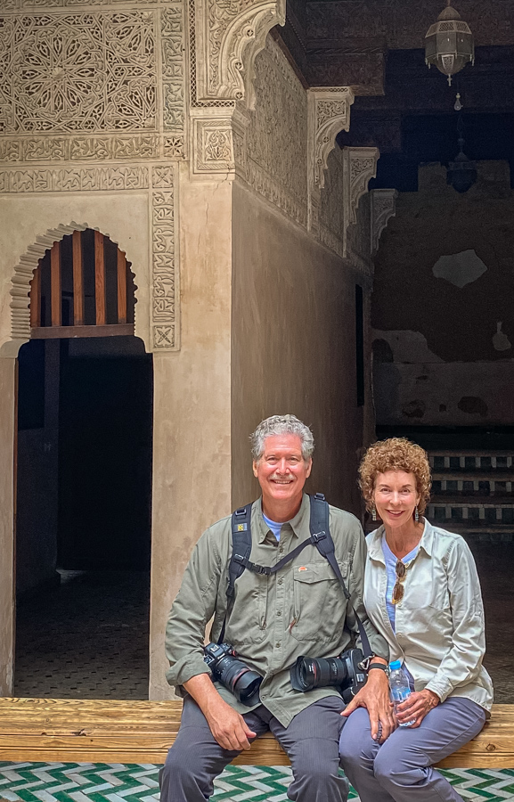 Resting on Tour in Fez, Morocco