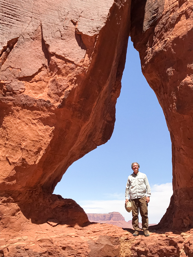 in the Window in Monument Valley, Arizona