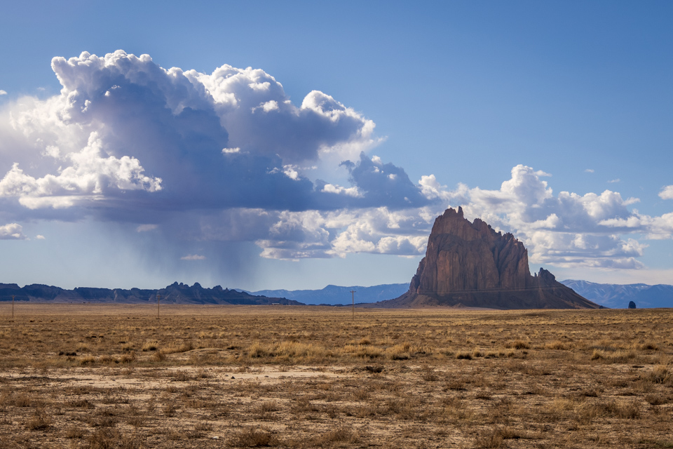 Small Rain in Shiprock, New Mexico