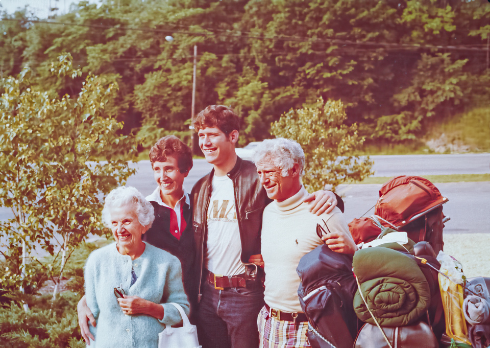 Family Sendoff in Highland Falls, New York