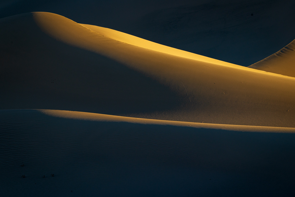 Slivers of Light in Death Valley, California