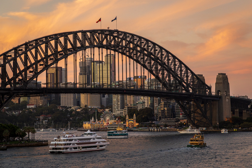 Harbor Bridge in Sydney, Australia