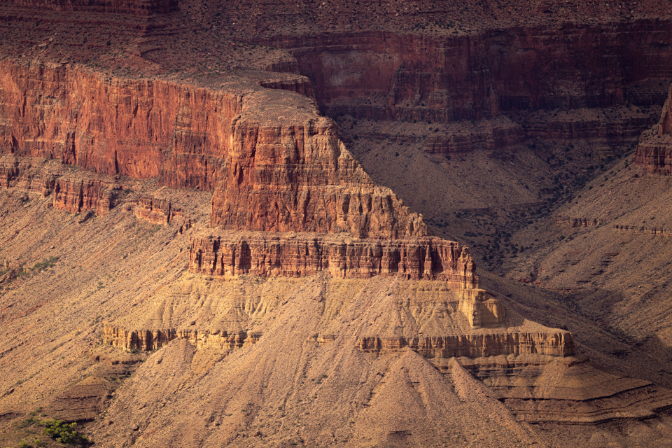 Golden Rocks in Grand Canyon, Arizona