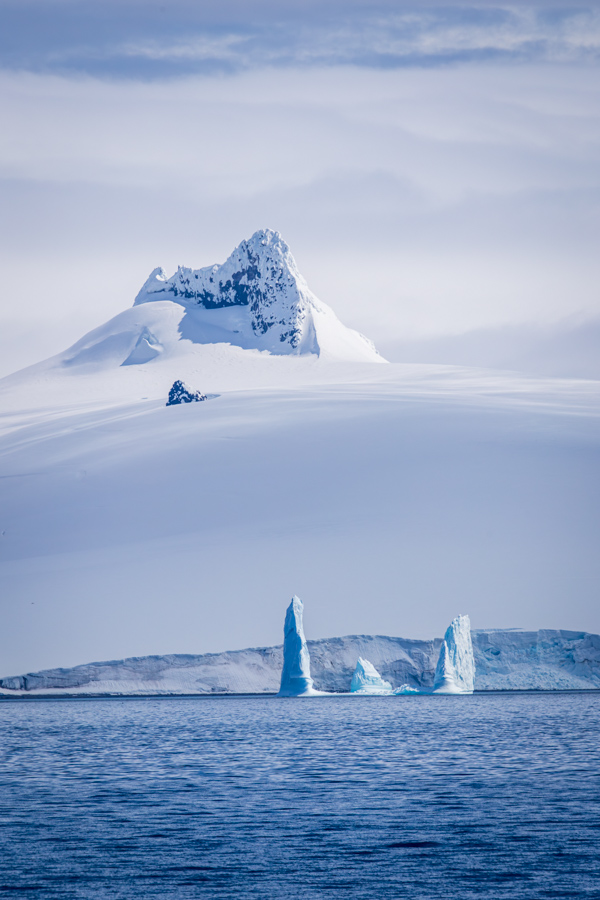 Snow Island in South Shetlands, Antarctica