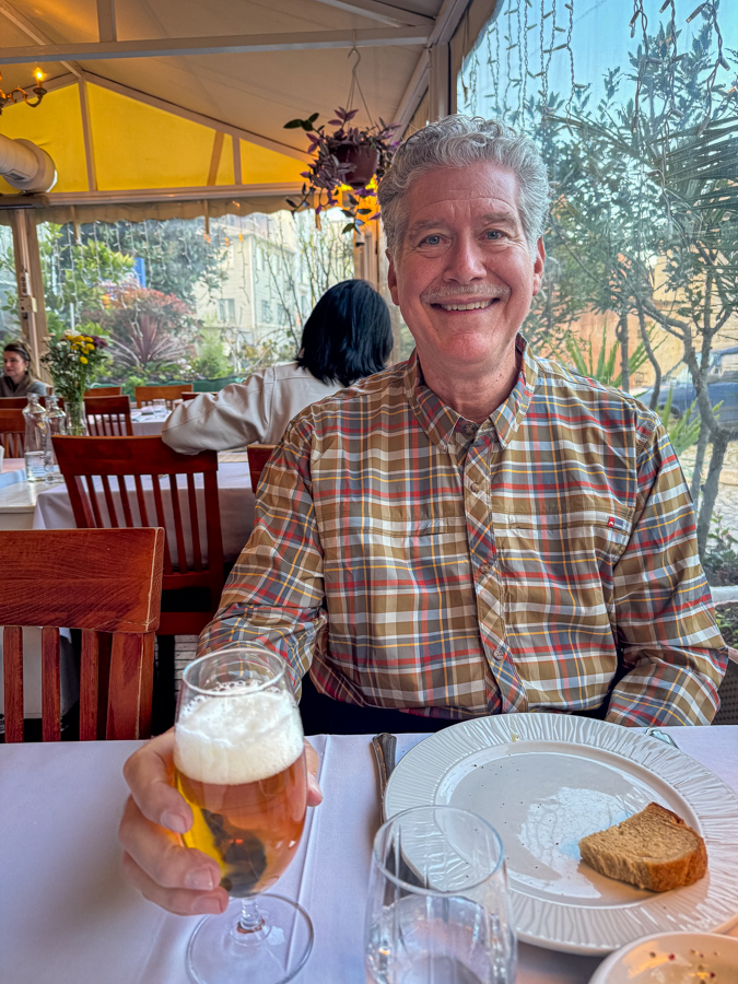 Enjoying a Efes Pilsen in Istanbul, Türkiye
