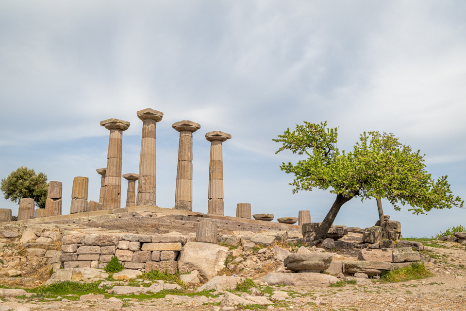 Temple of Athena in Ássos, Türkiye